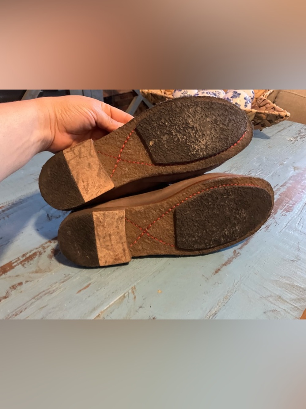 J.D. FISK Men's Soft Brown Leather Slip-On Loafers - Picture 14 of 16